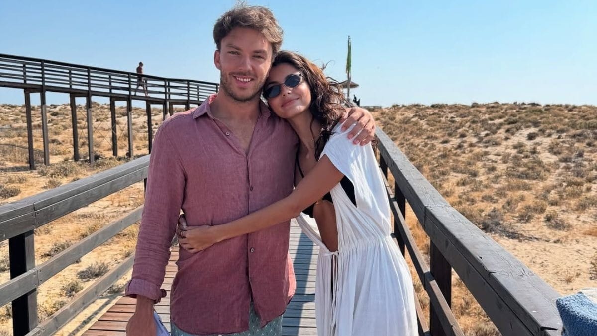 Pierre Gasly e a modelo portuguesa Francisca Gomes estão juntos desde 2022
