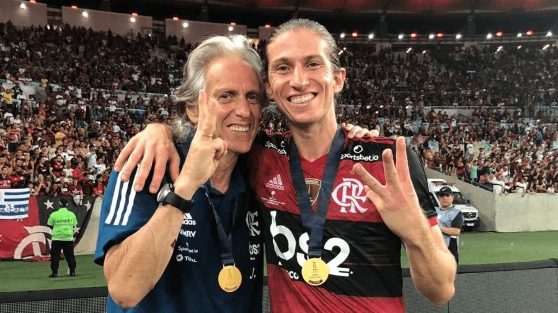 Flamengo de Filipe Luís supera time de Jorge Jesus no Brasileirão 2019; veja números