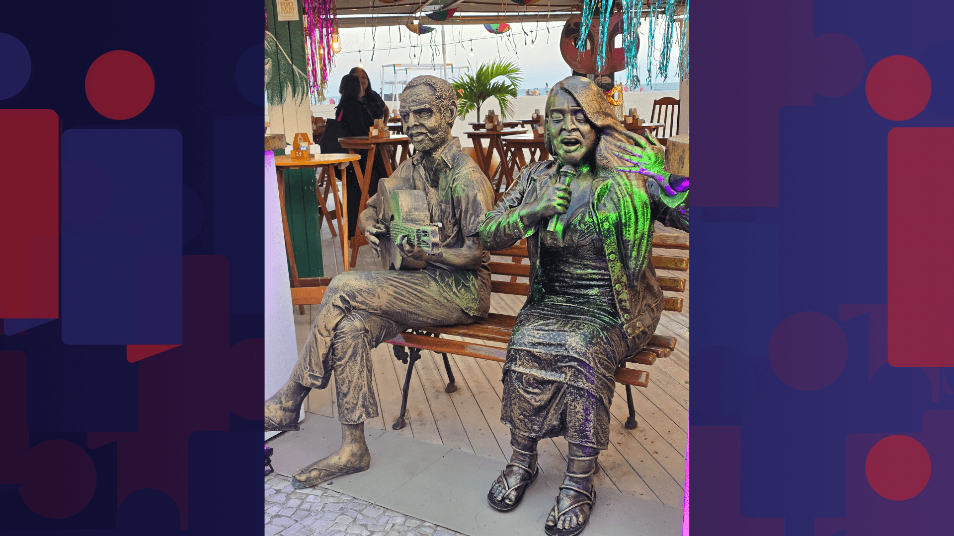 Estátua em homenagem à cantora Preta Gil é inaugurada em Copacabana, na Zona Sul
