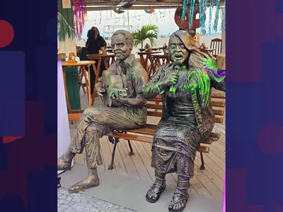 Estátua em homenagem à cantora Preta Gil é inaugurada em Copacabana, na Zona Sul