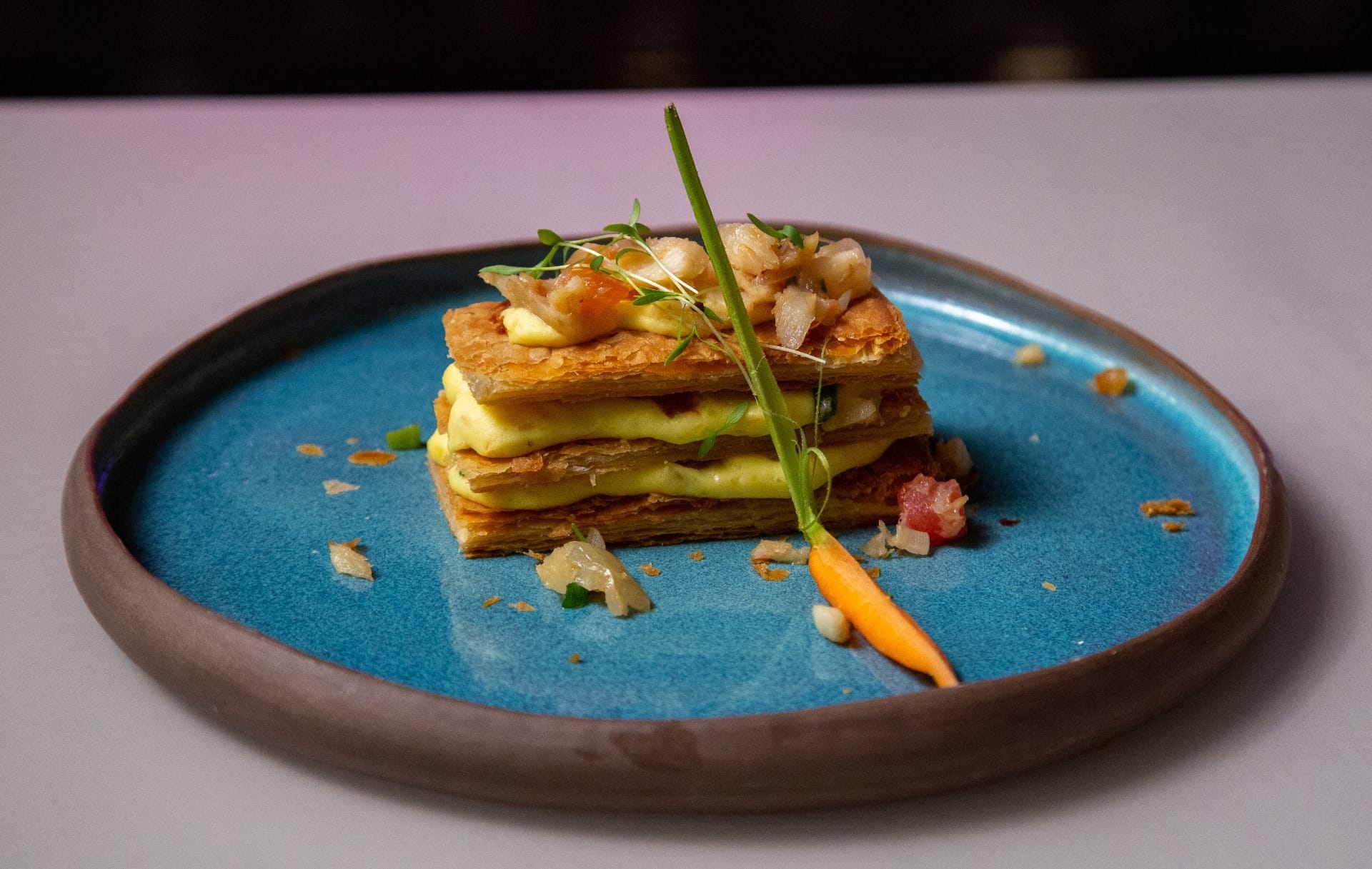 Mil-folhas de batata-baroa com bacalhau | Band Receitas