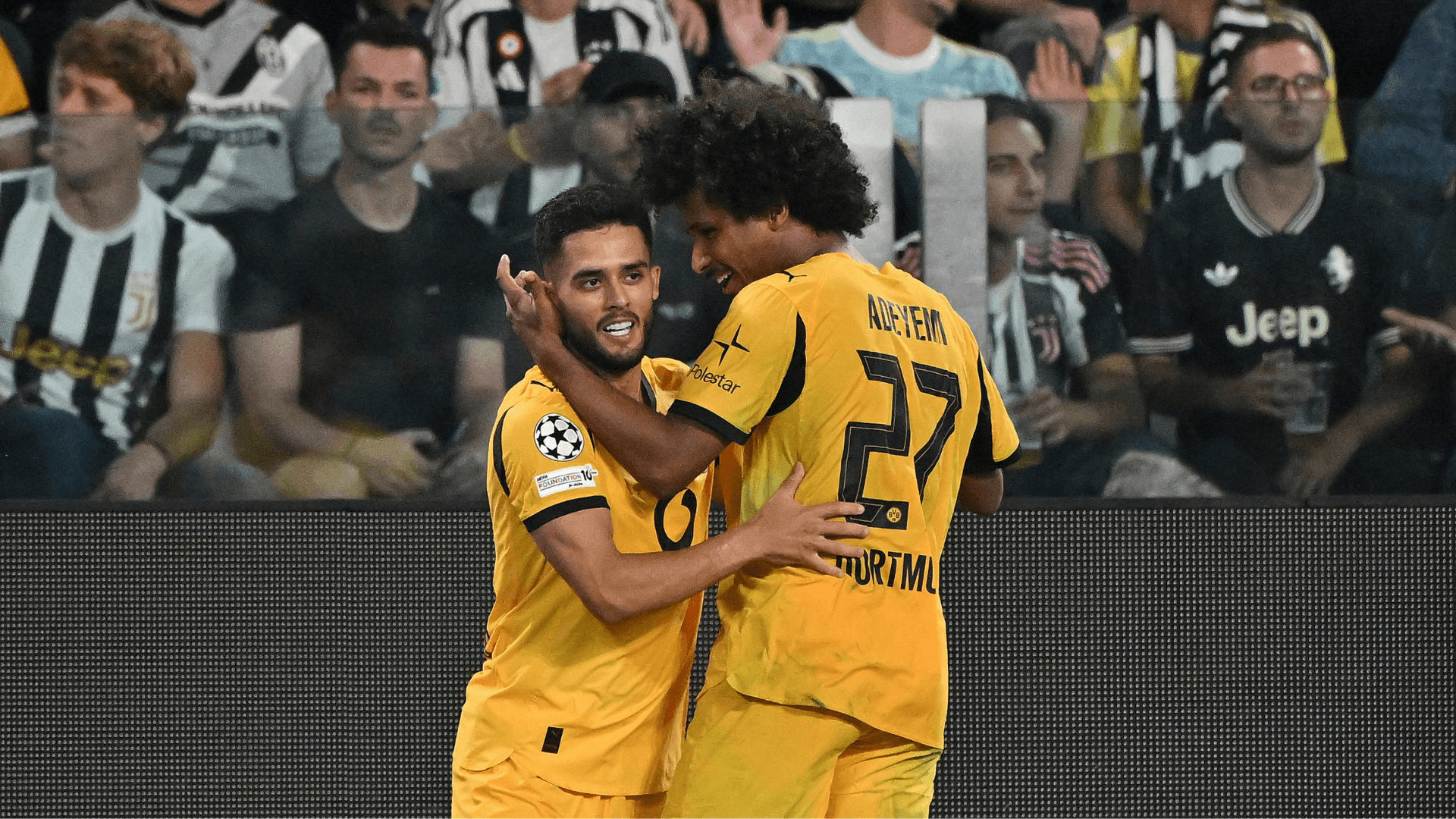 Yan Couto marca pelo Borussia em empate de oito gols com a Juventus