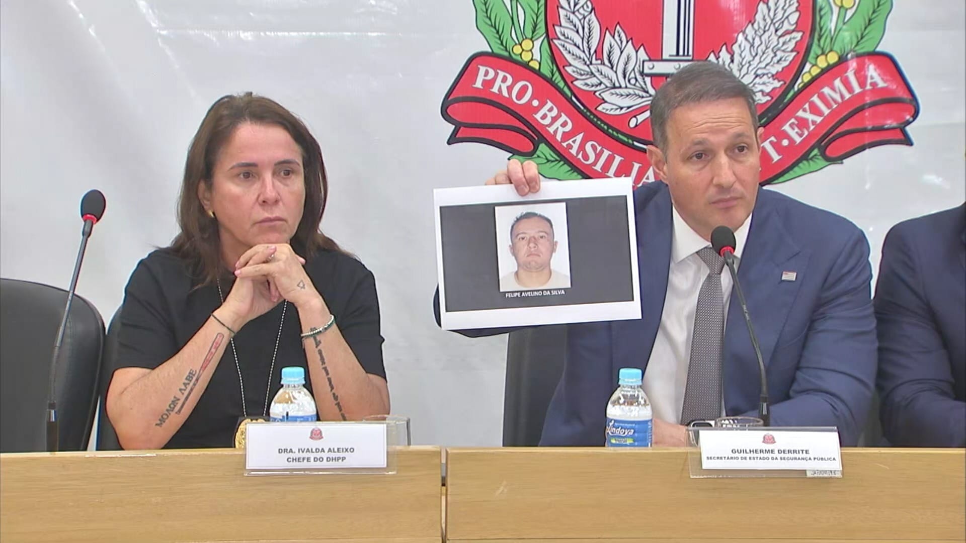 Derrite divulga fotos e nomes de suspeitos de envolvimento na execução de delegado; veja