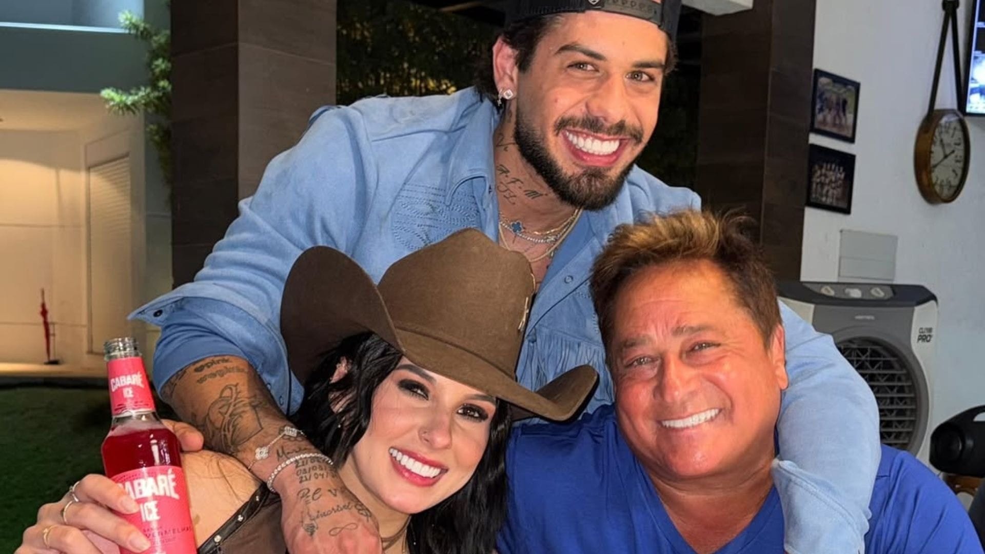 Ana Castela visita Zé Felipe e Leonardo em meio a rumores de affair com sertanejo