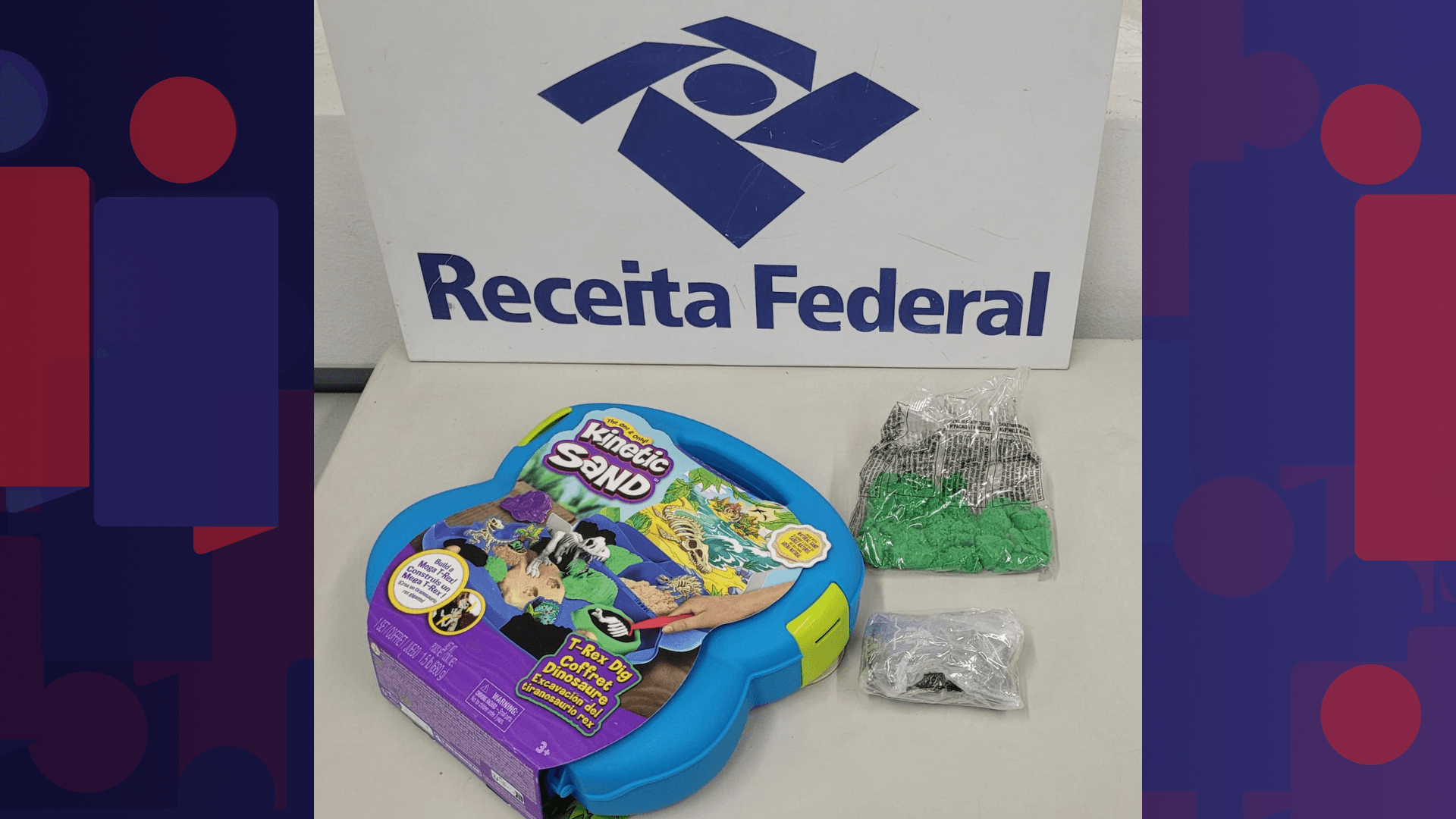 Haxixe é encontrado em pacote de brinquedo de criança no Aeroporto Internacional do Galeão