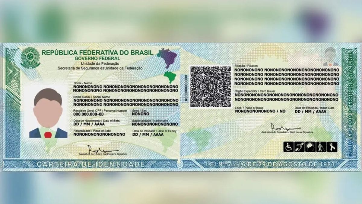 Novo RG tem QR Code, une todos os dados e é mais seguro contra fraudes