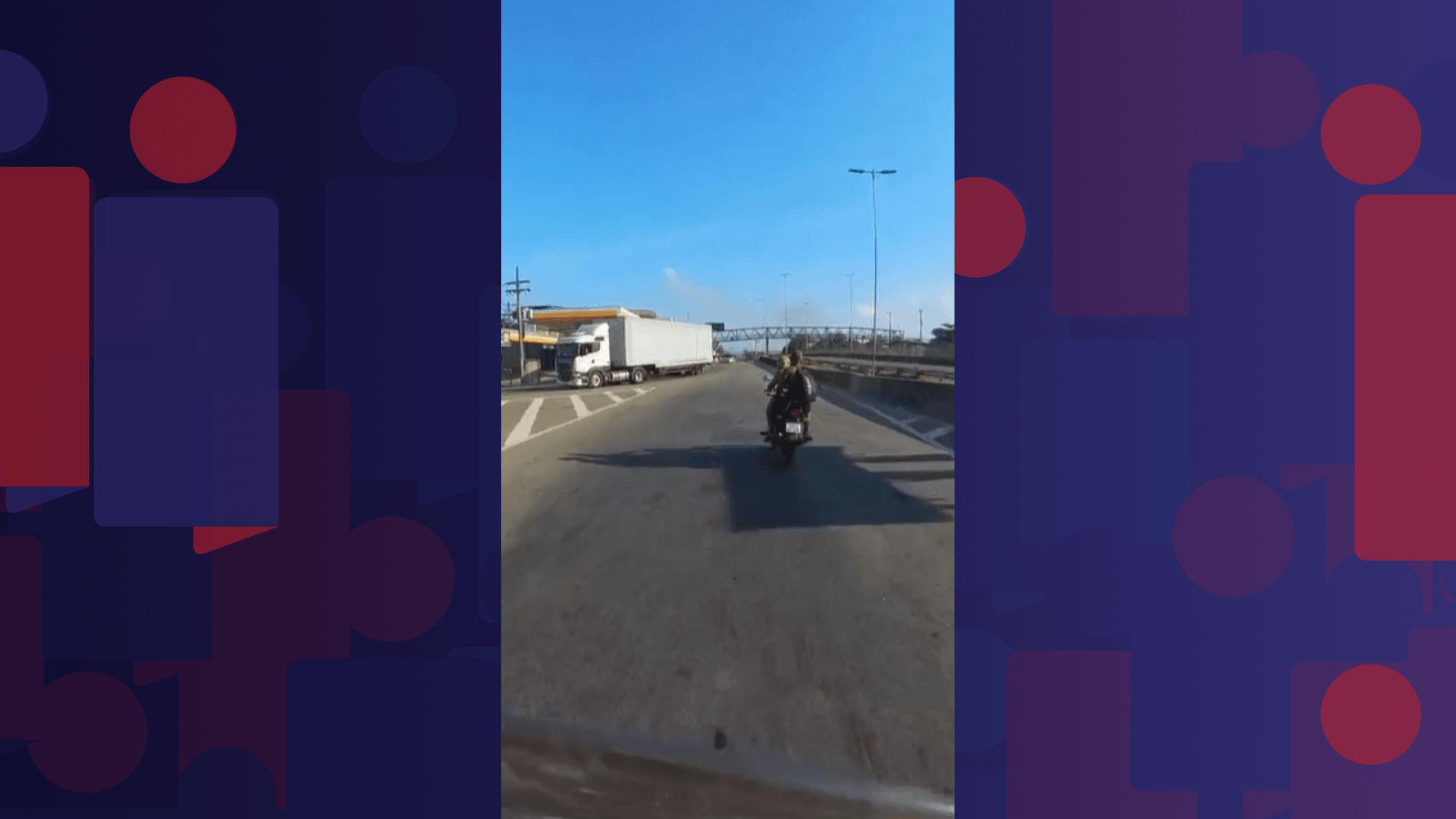 Dupla é presa após fugir da PRF e cair de moto na Washington Luiz