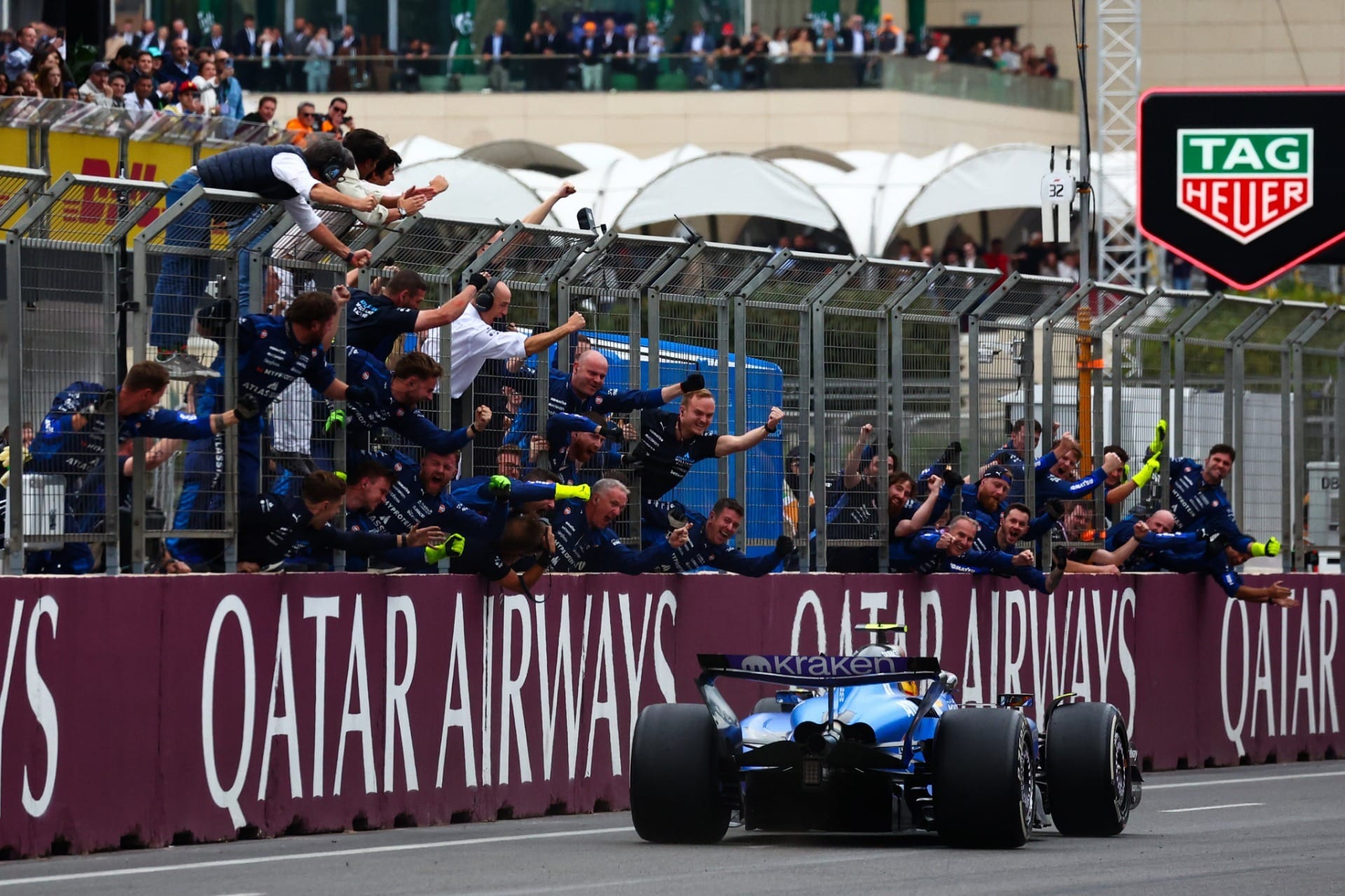 Williams supera seca histórica e já tem mais pontos em 2025 do que em sete temporadas somadas
