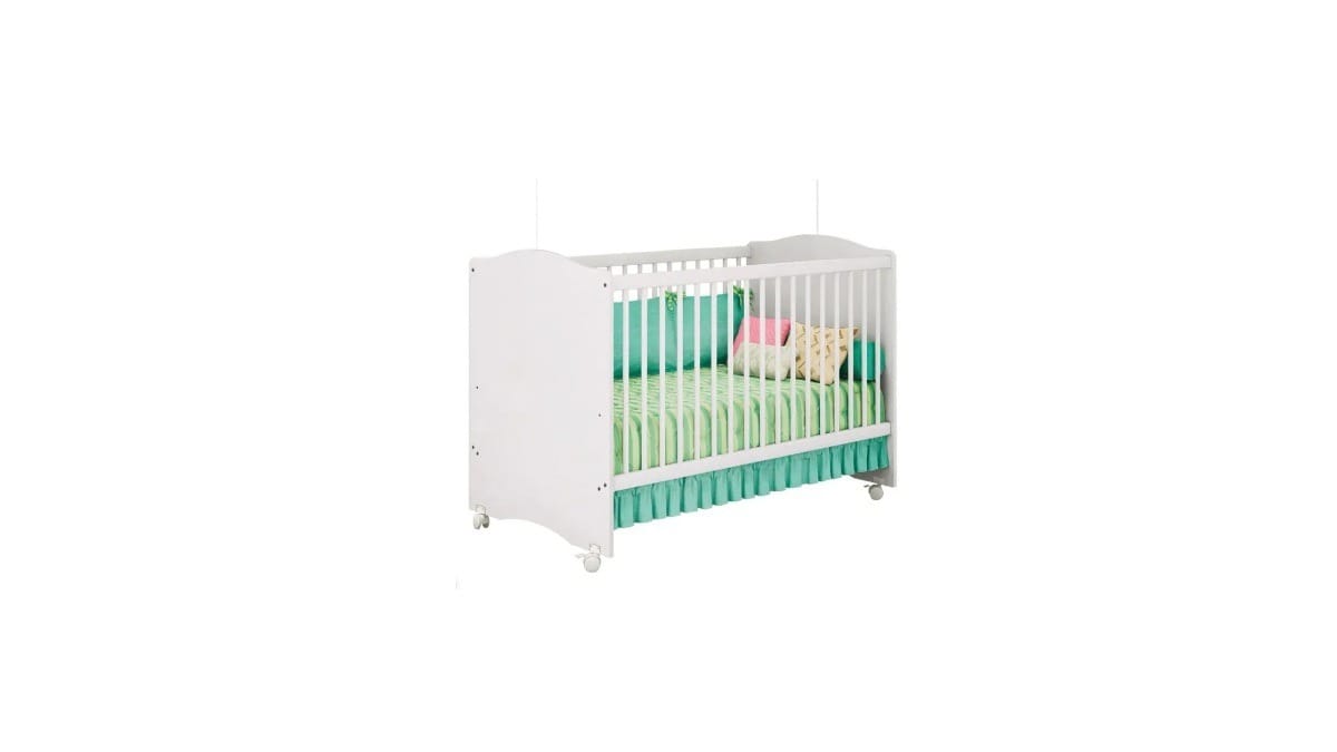 Berço Mini Cama Móveis Estrela Satriani. / Reprodução: Móveis Satriani