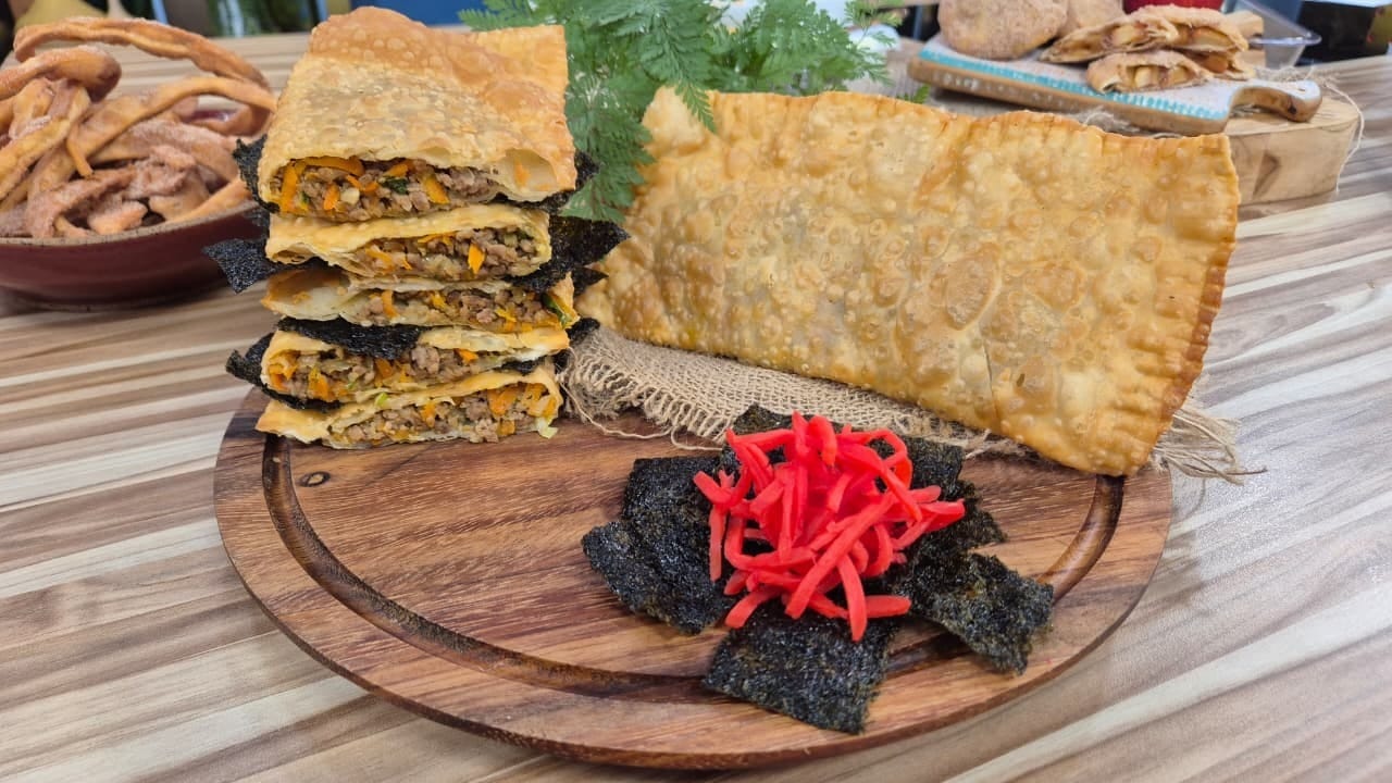 Pastel de nikumiso com cachaça do chef Bruno Hashimoto | Band Receitas