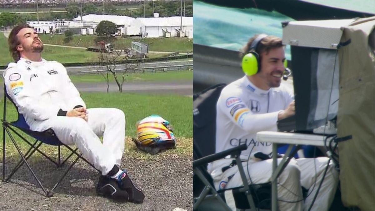 Senna vai para casa, Alonso toma sol: os abandonos que entraram