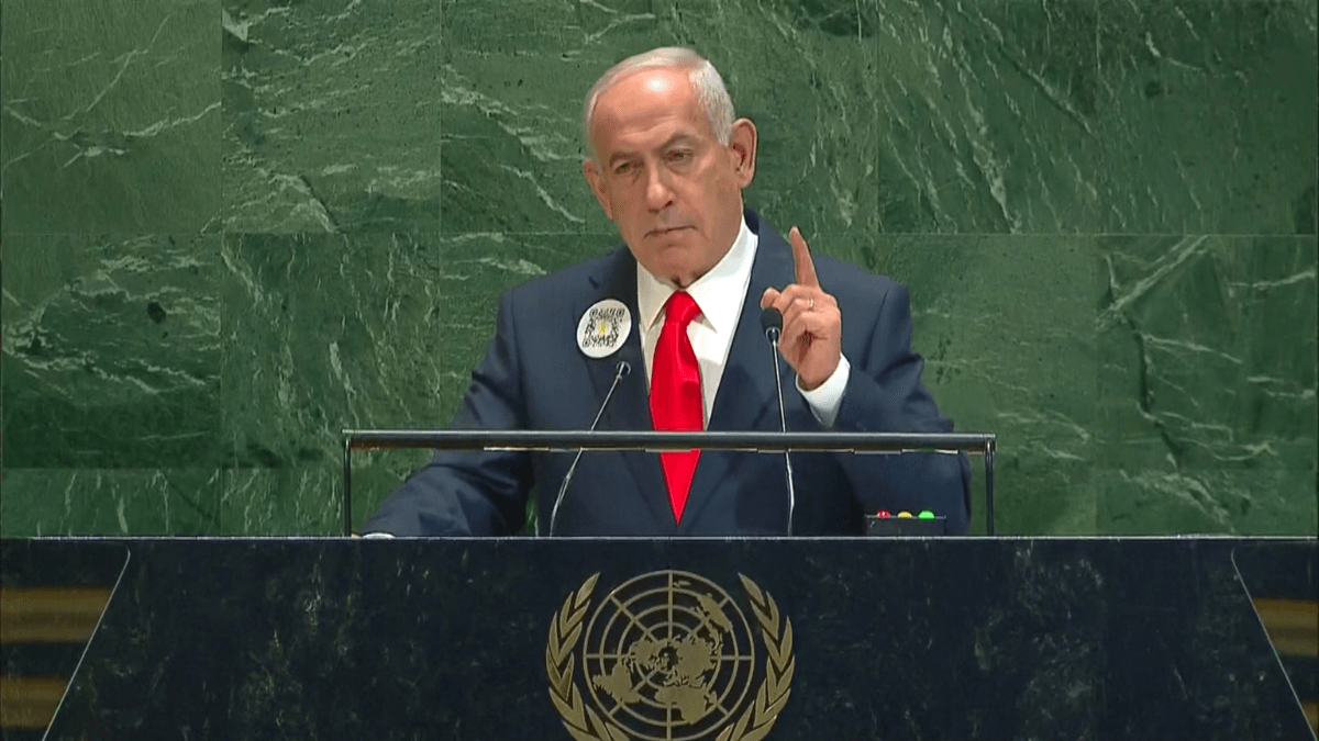 Na ONU, Netanyahu fala sobre guerra em Gaza e Estado Palestino