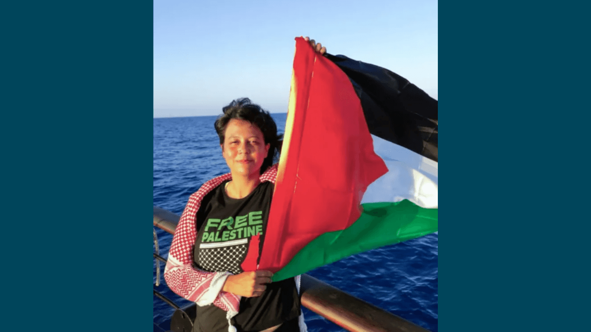 Mariana Conti está incomunicável após embarcação interceptada por Israel