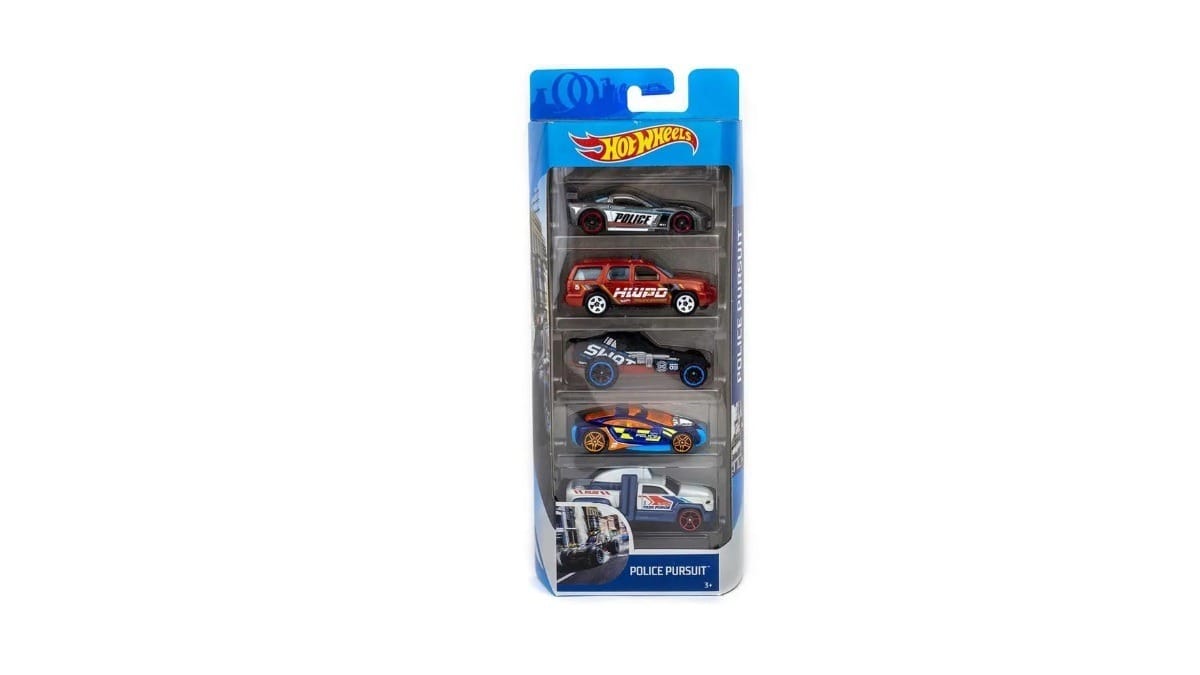 Kit Hot Wheels com 5 Carros. / Reprodução: Hot Wheels
