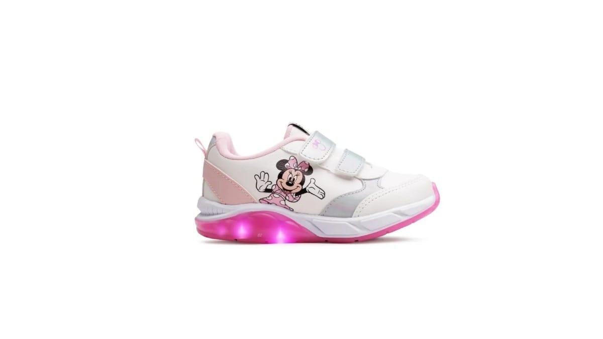 Tênis Disney Casual Minnie Lights Infantil. / Reprodução: Disney