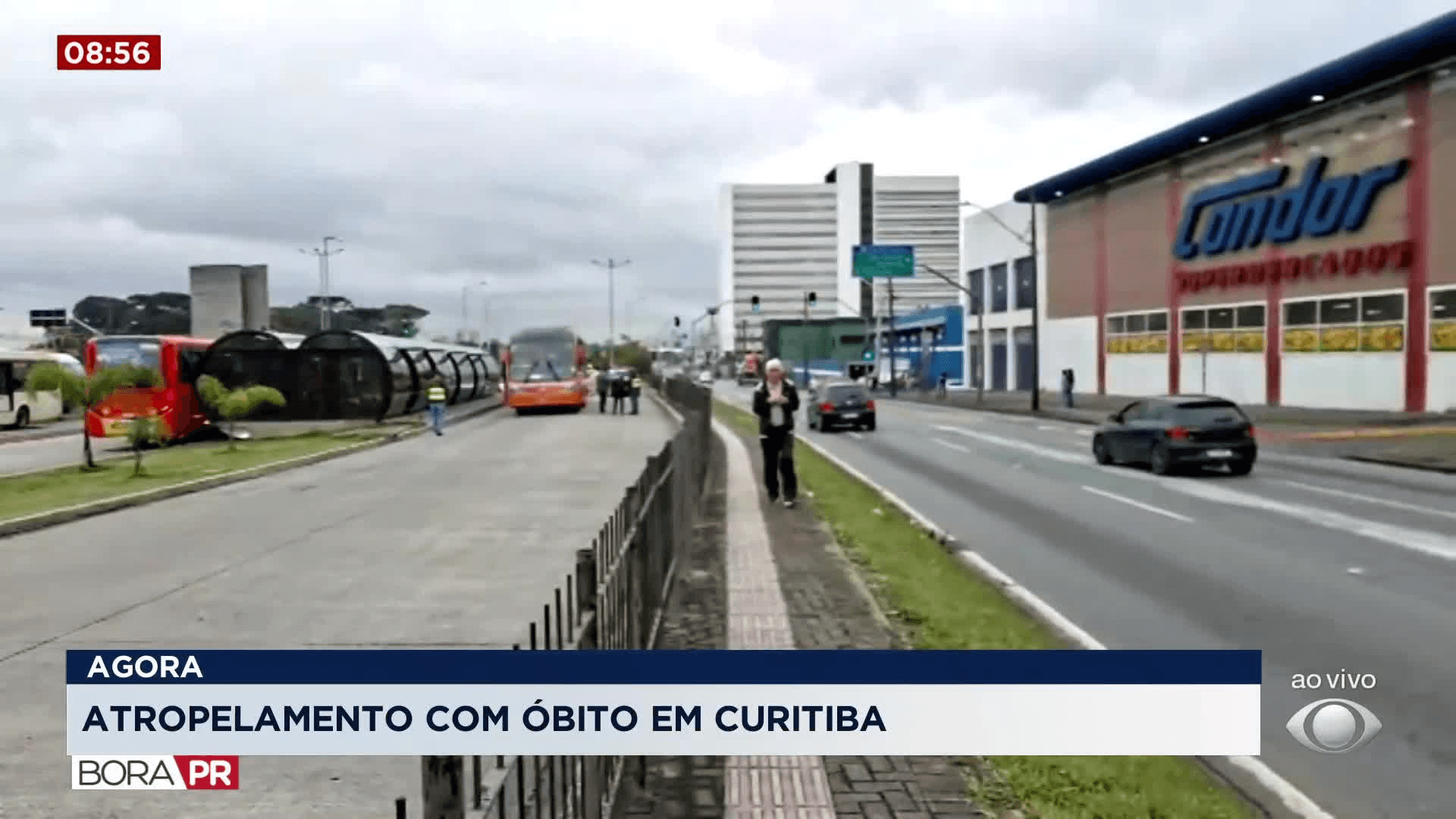 Dois atropelamentos deixam um morto e um gravemente ferido na Linha Verde