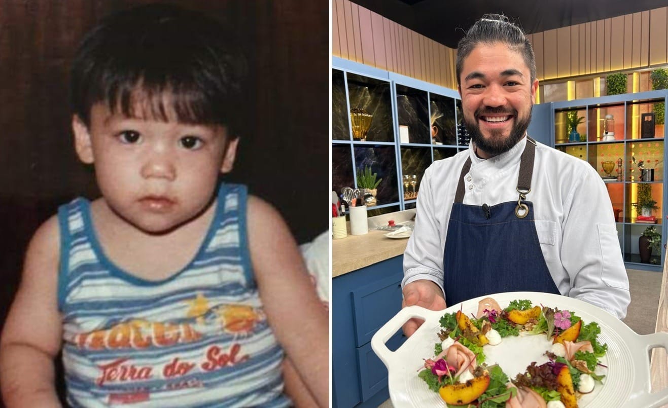 Bruno Hashimoto antes e depois