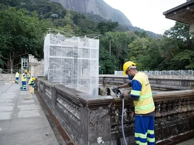 Governo do Rio avança na maior restauração da história do Parque Lage, na Zona Sul
