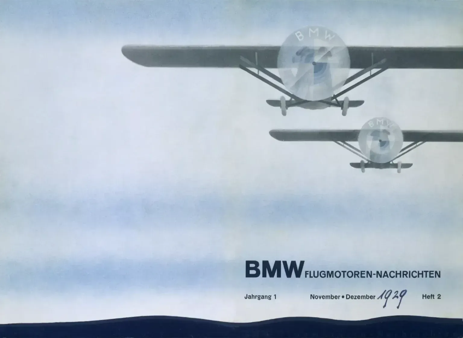Propaganda dos aviões da BMW em 1929