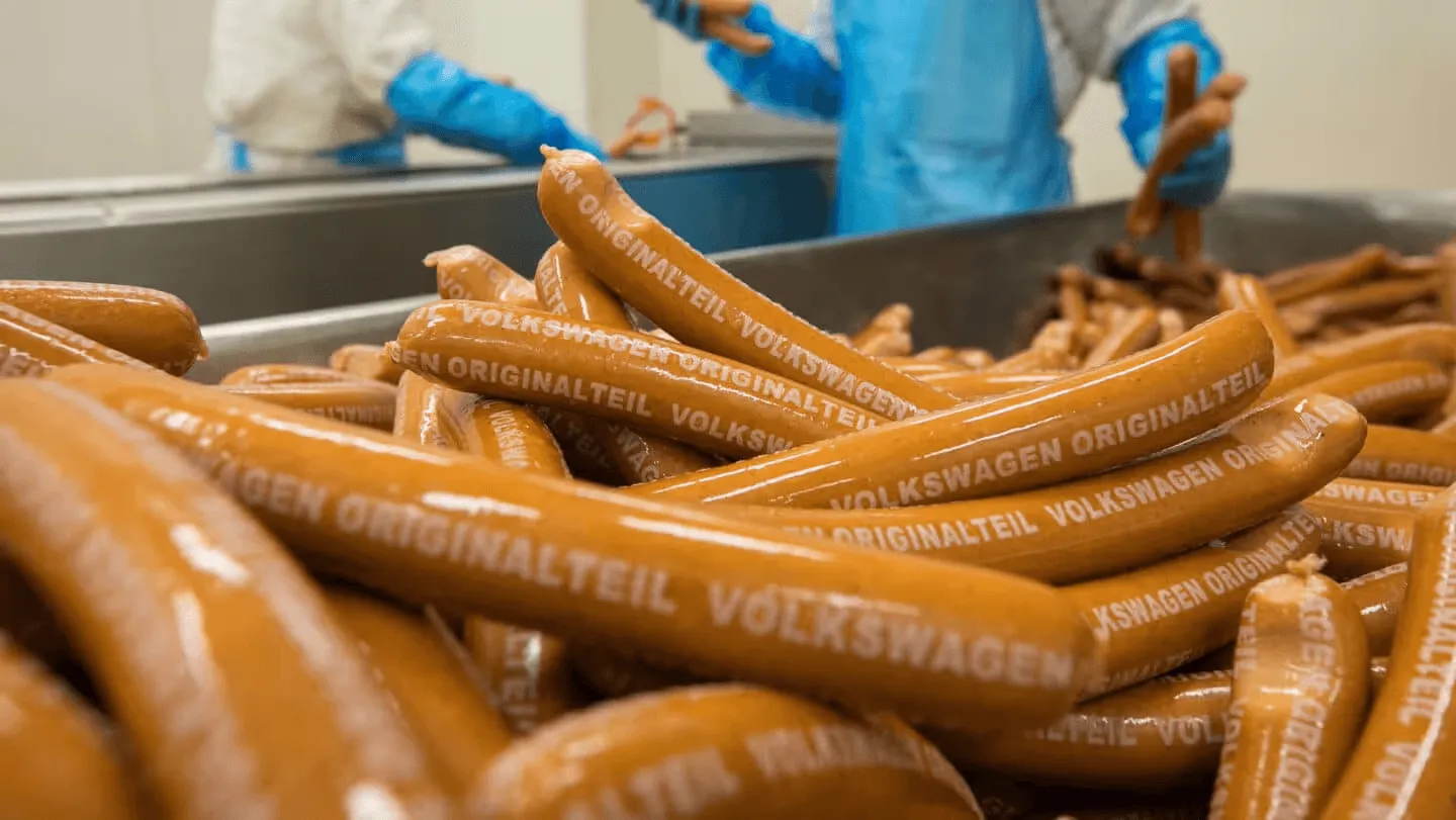 Um clássico alemão tanto nas ruas quanto no prato: a icônica salsicha VW