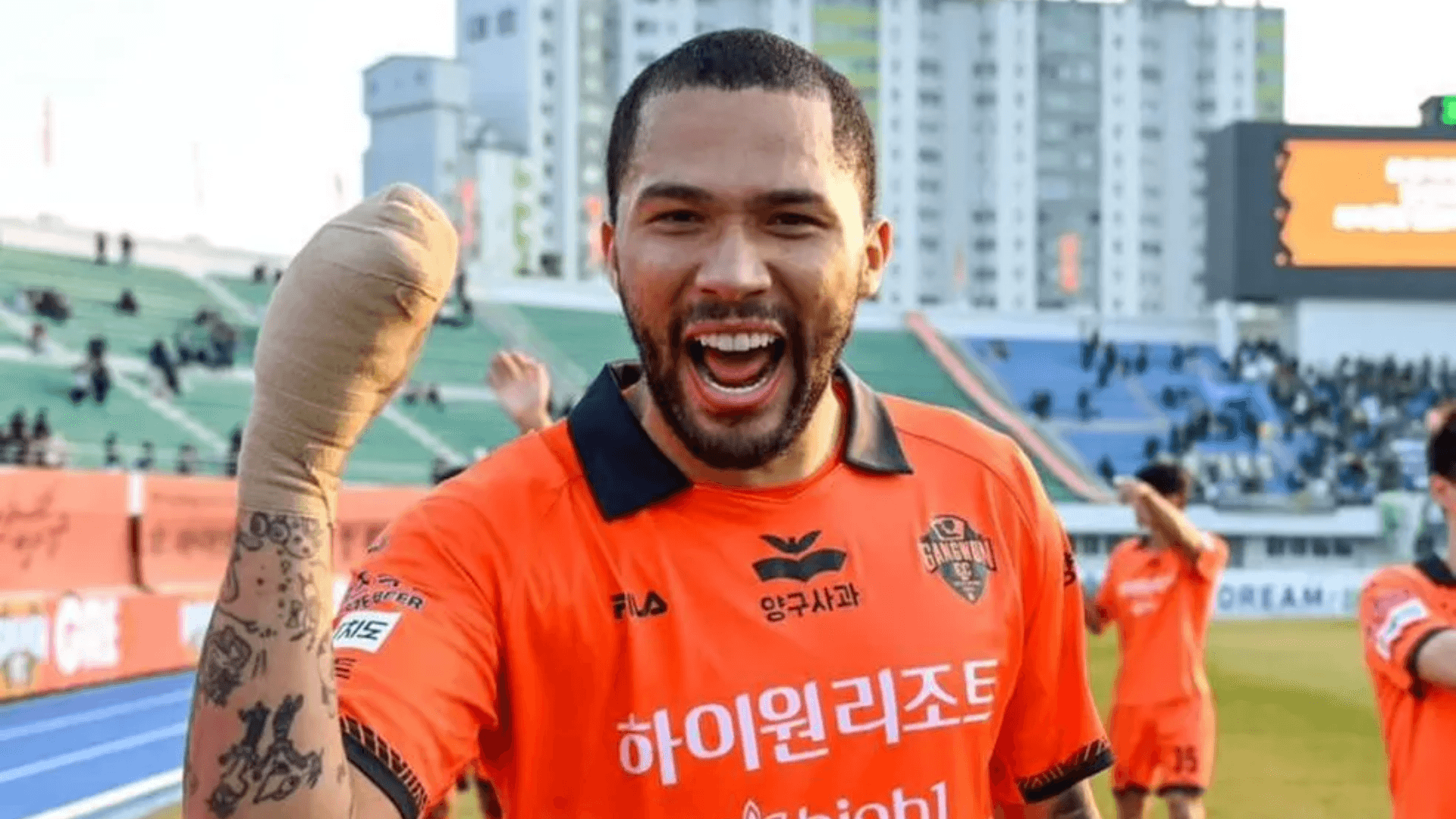 Vitor Gabriel, ex-Flamengo I Divulgação / Gangwon