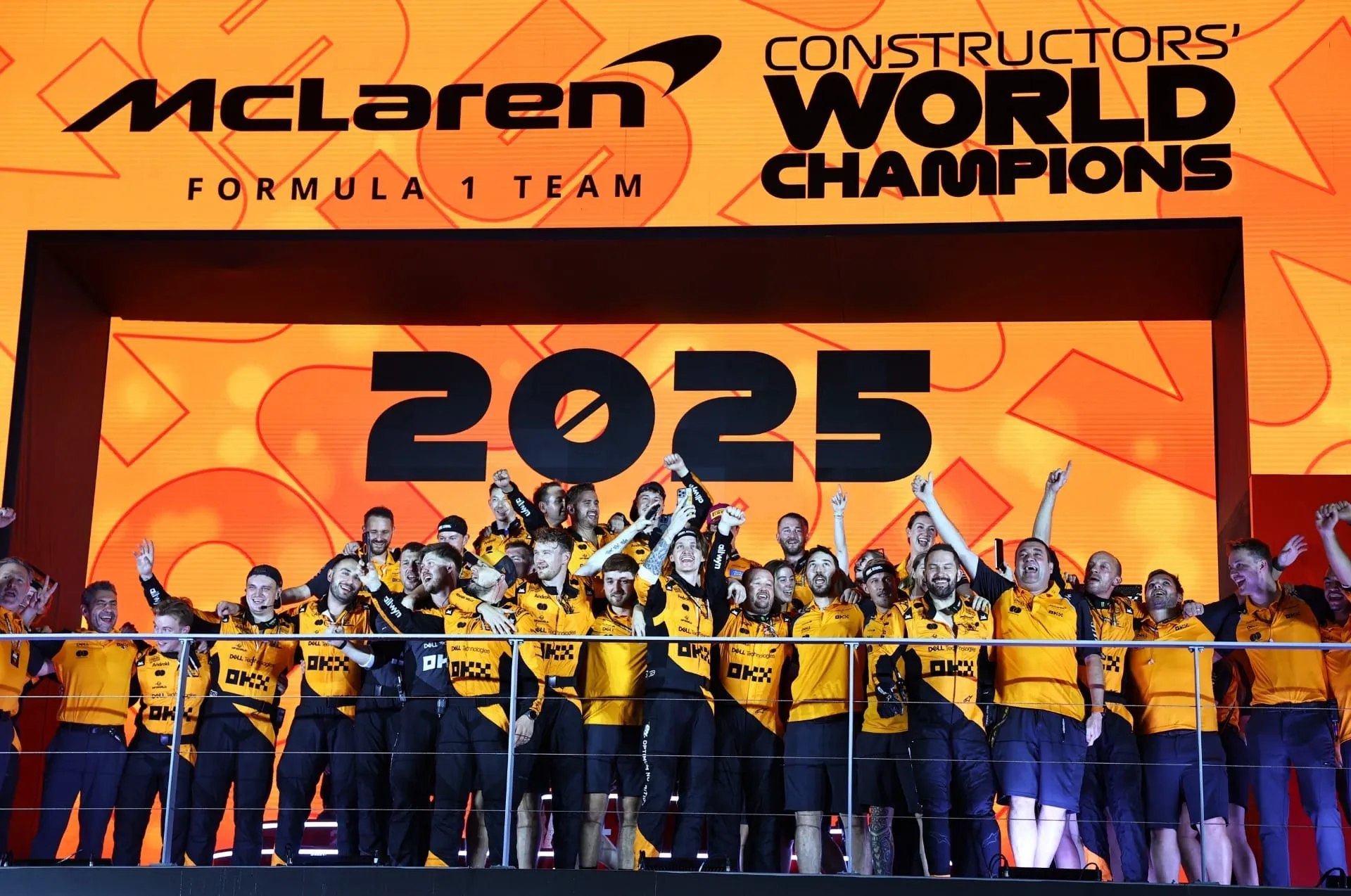 McLaren conquistou o seu 10ª título de construtores em 2025