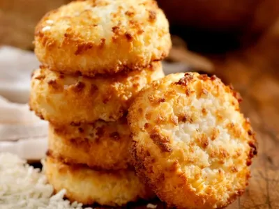 Procurando o que comer pós-almoço? Bolacha de coco é a opção perfeita