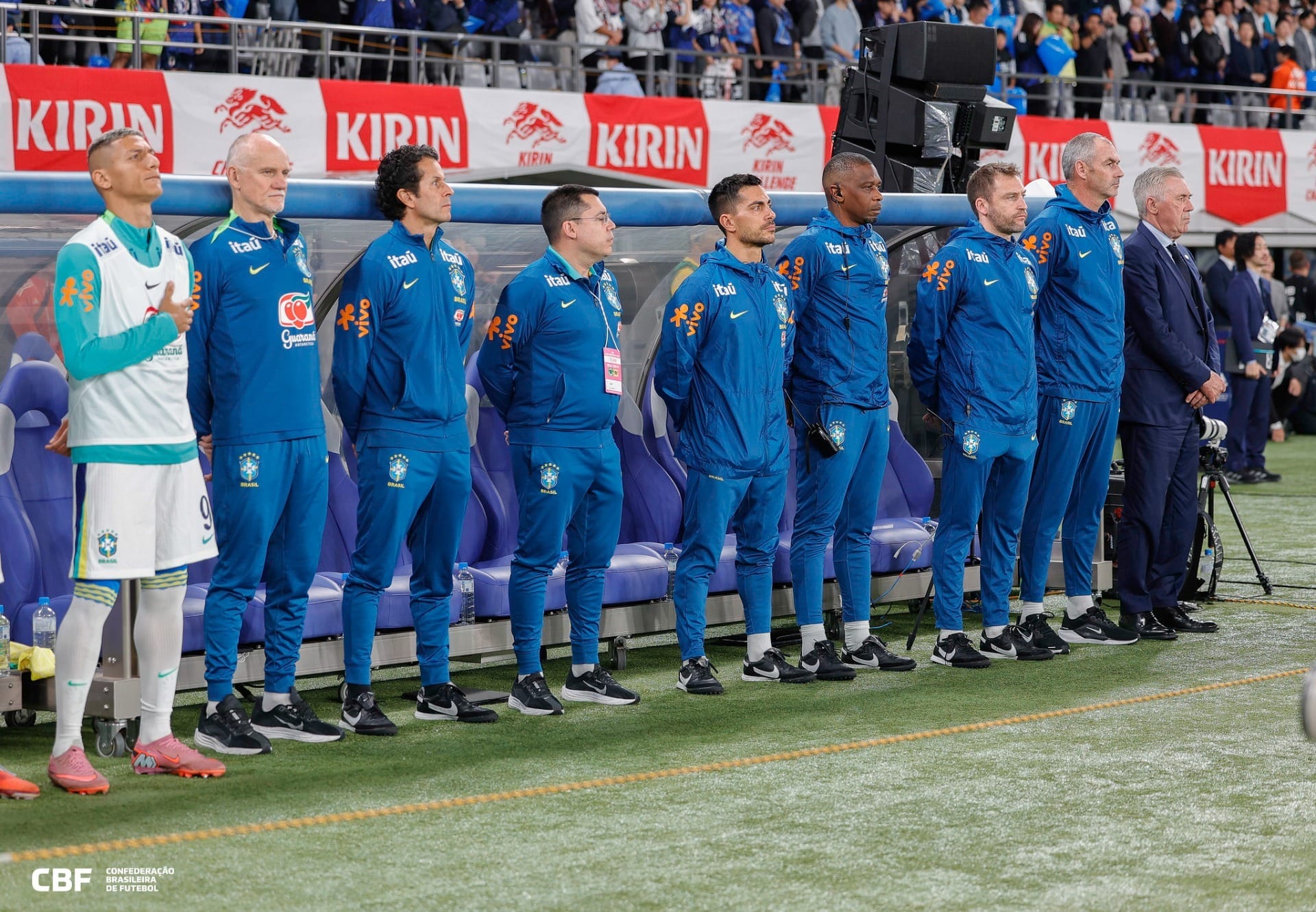 Após derrota para Japão, veja quantos jogos Ancelotti tem pela Seleção até a Copa do Mundo