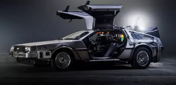 O DeLorean de 'De Volta para o Futuro