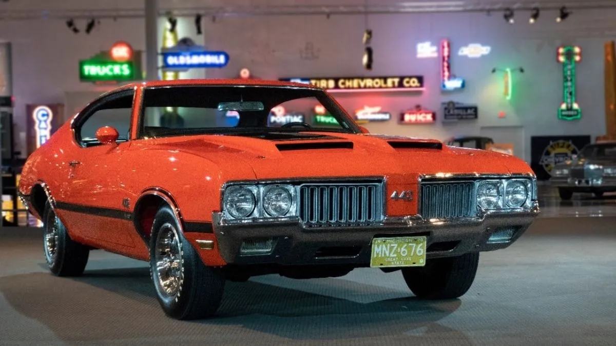 O Oldsmobile 442 de 1970 é um modelo de segunda geração com 370 cavalos de potência