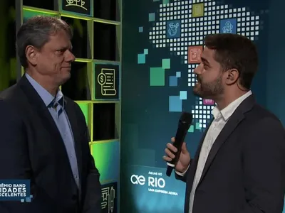 Prêmio muito importante, diz Tarcísio sobre Band Cidades Excelentes
