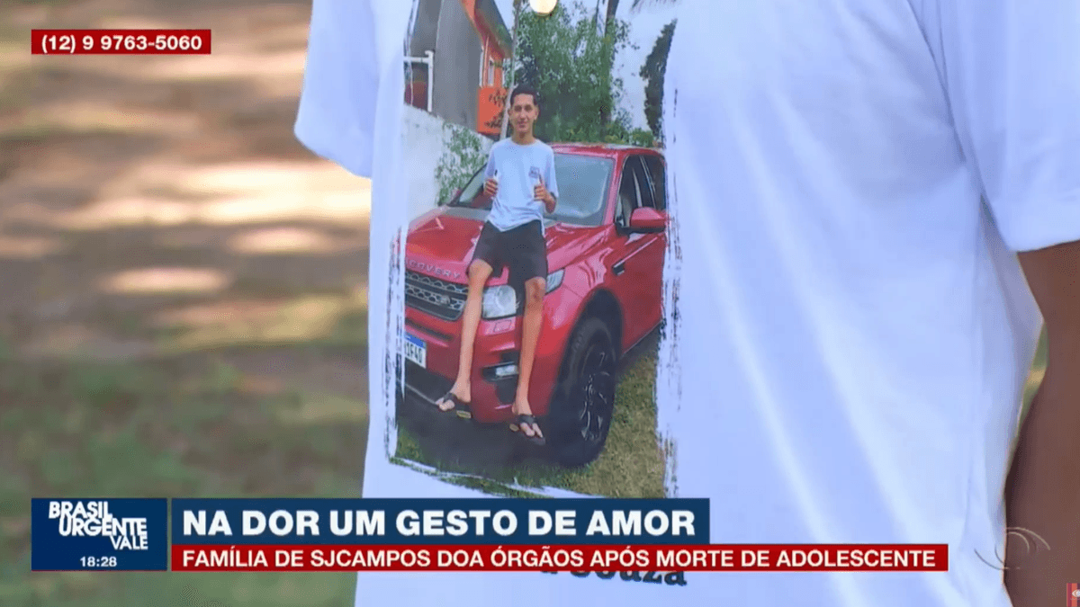 Família doa órgãos de jovem que morreu em acidente de moto em São José dos Campos 1