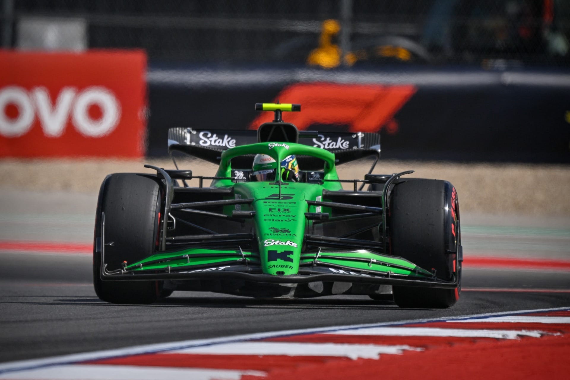 Gabriel Bortoleto fica em último na classificação da corrida sprint do GP dos EUA