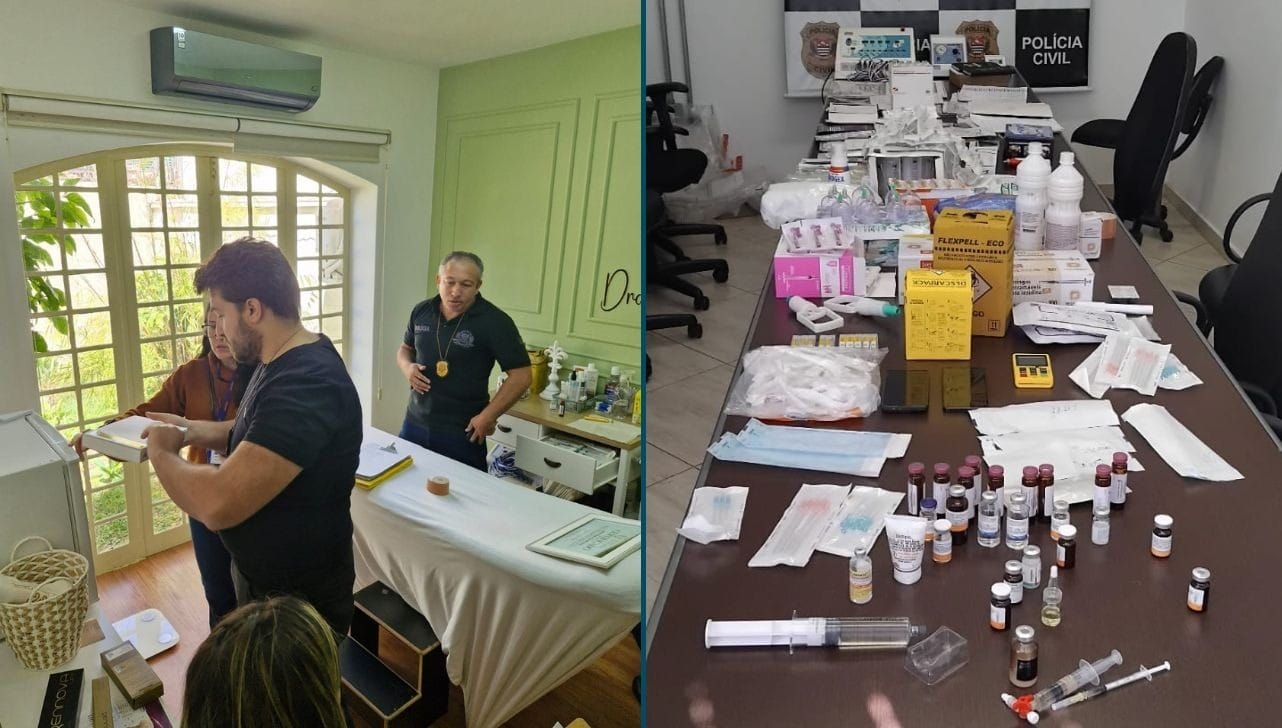 Clínica clandestina de estética é fechada e veterinária é presa por prática ilegal da medicina