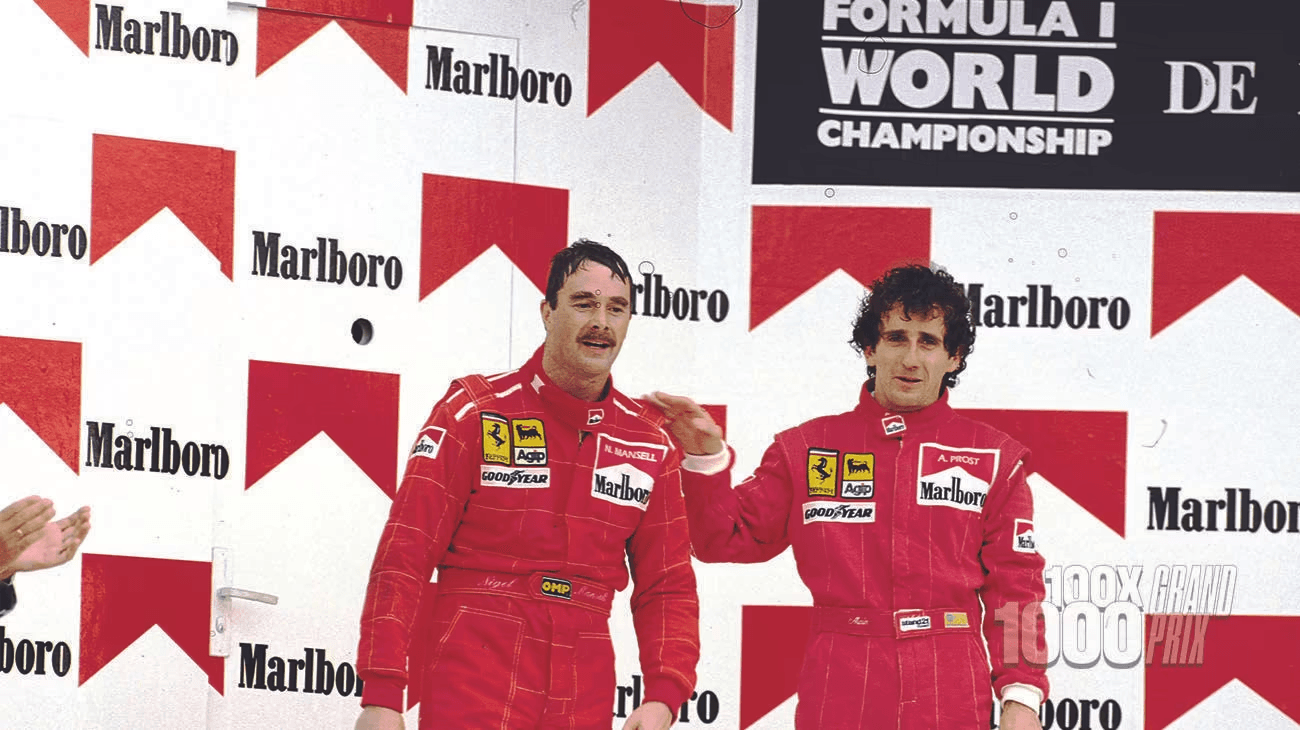 Dobradinha da Ferrari no México em 1990 teve aula de Prost e ultrapassagem histórica de Mansell
