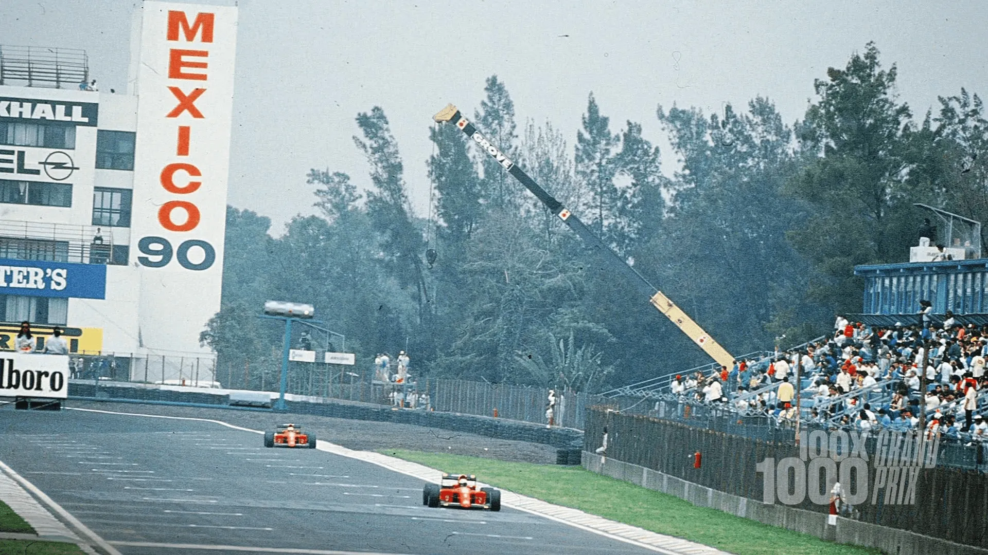 Prost e Mansell conquistaram a 40ª dobradinha da Ferrari no México