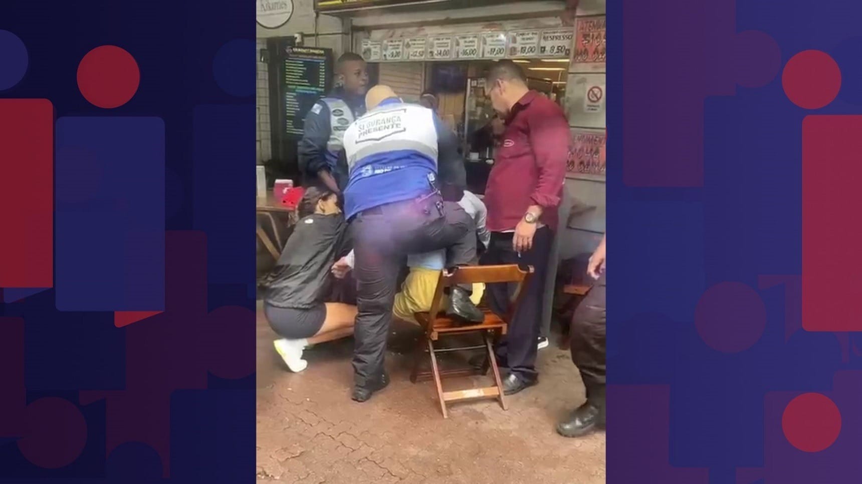 Agentes do Segurança Presente salvam homem de engasgo em Ipanema