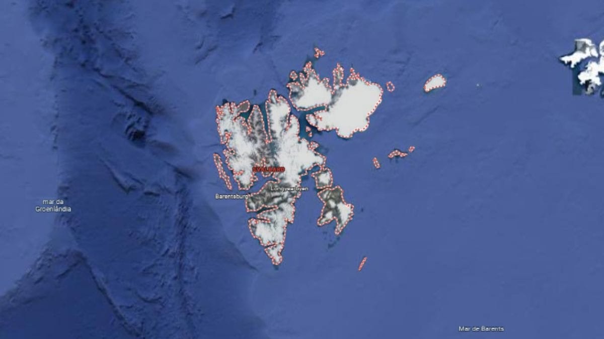 Arquipélago de Svalbard (Foto: Google Maps)