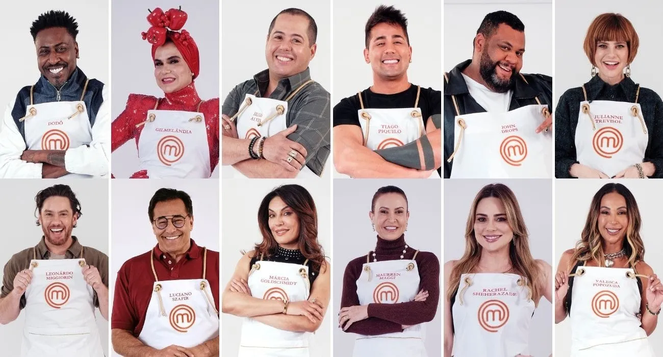 Participantes do MasterChef Celebridades (Rodrigo Moraes/Band)