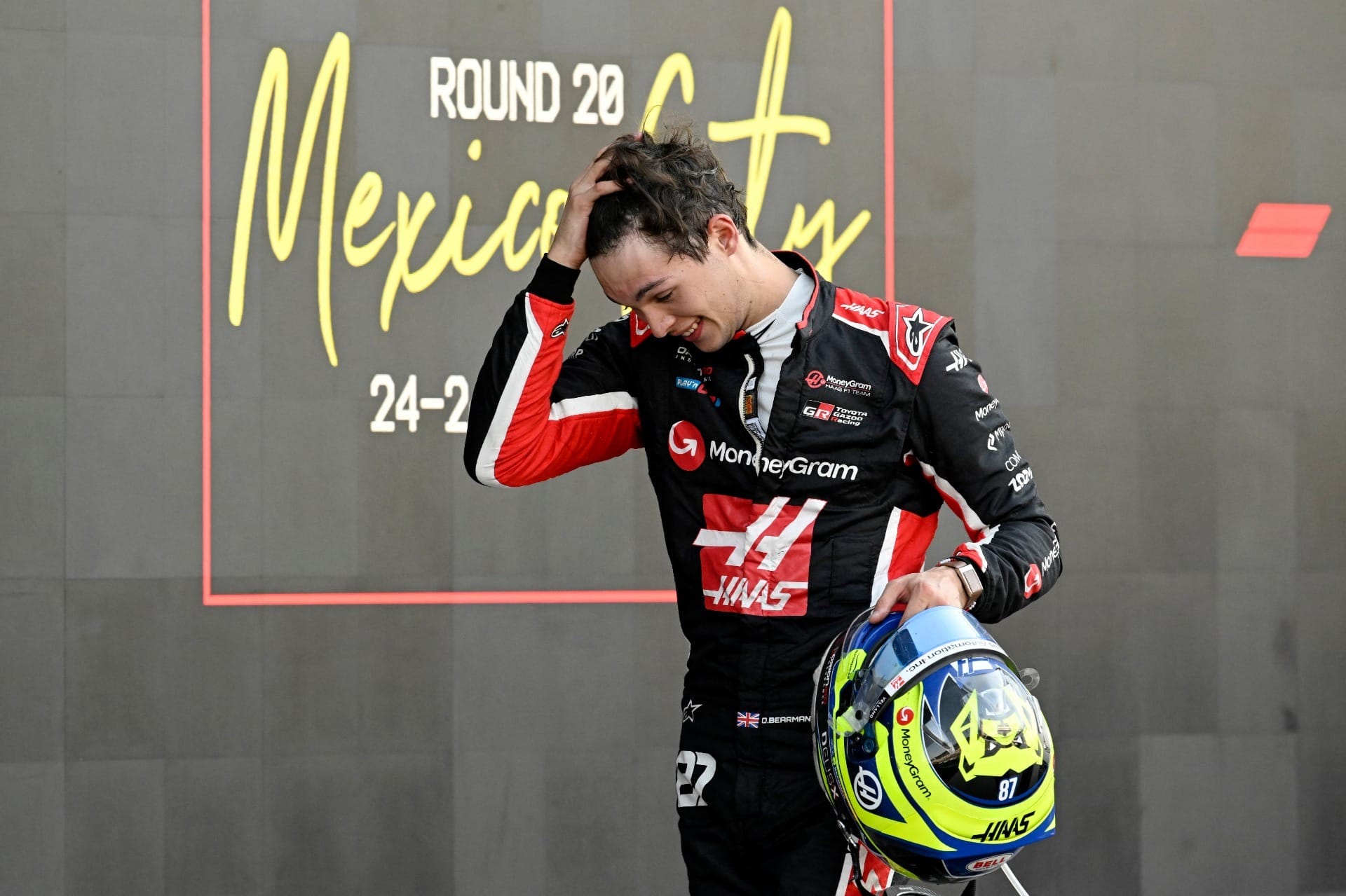 Bearman celebra P4 "por mérito" no GP do México: "Merecíamos estar lá"