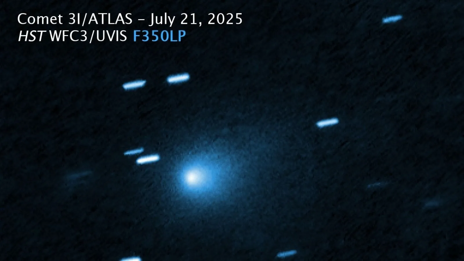 Cometa 3I/Atlas (Reprodução/NASA)