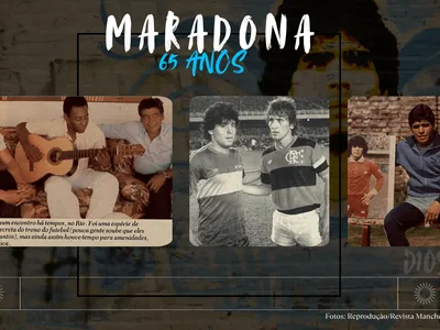 O que você sabe da relação de Maradona com o Brasil? Craque completaria 65 anos
