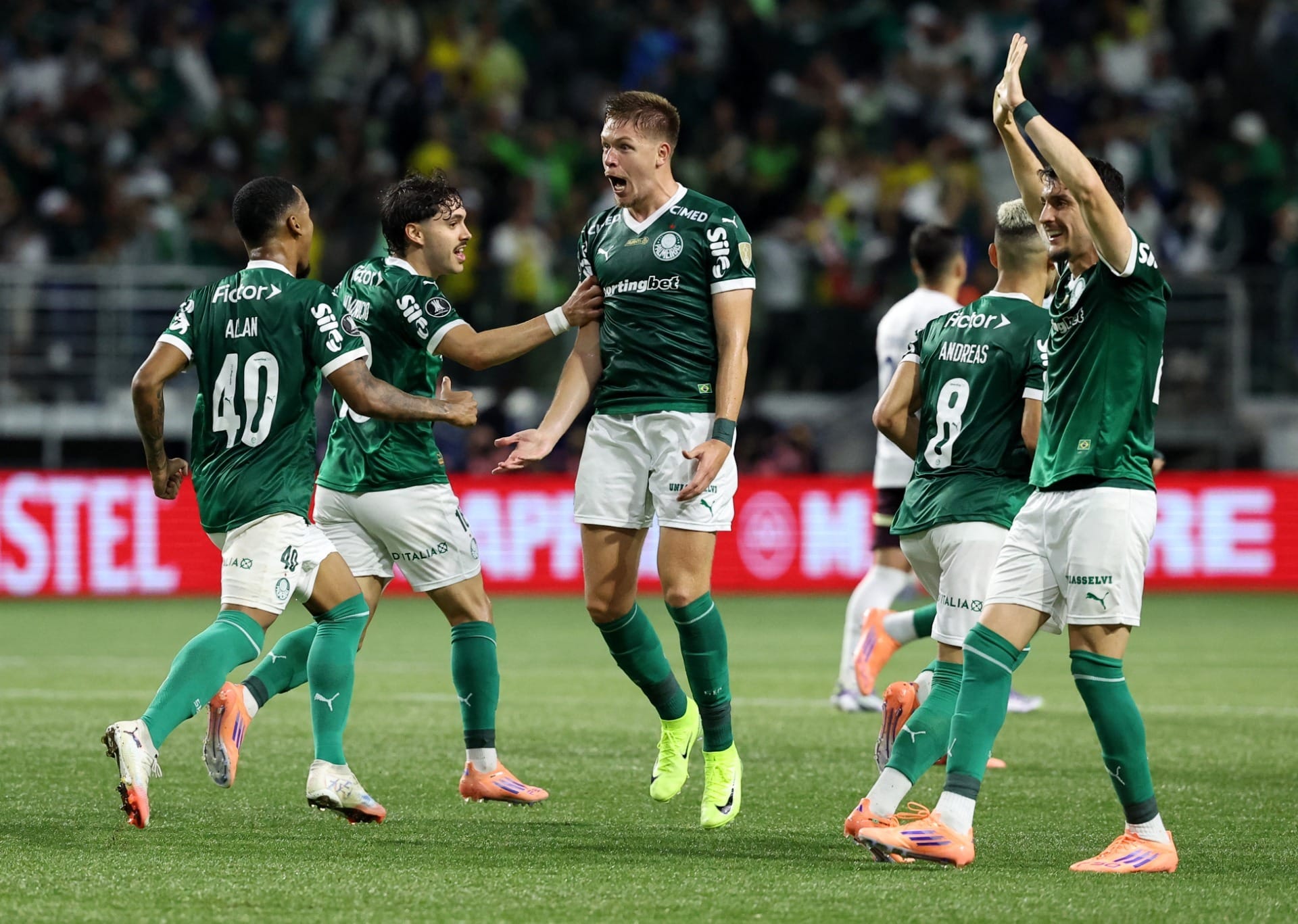 Em "noite mágica", Palmeiras vira contra LDU e vai enfrentar Flamengo na final