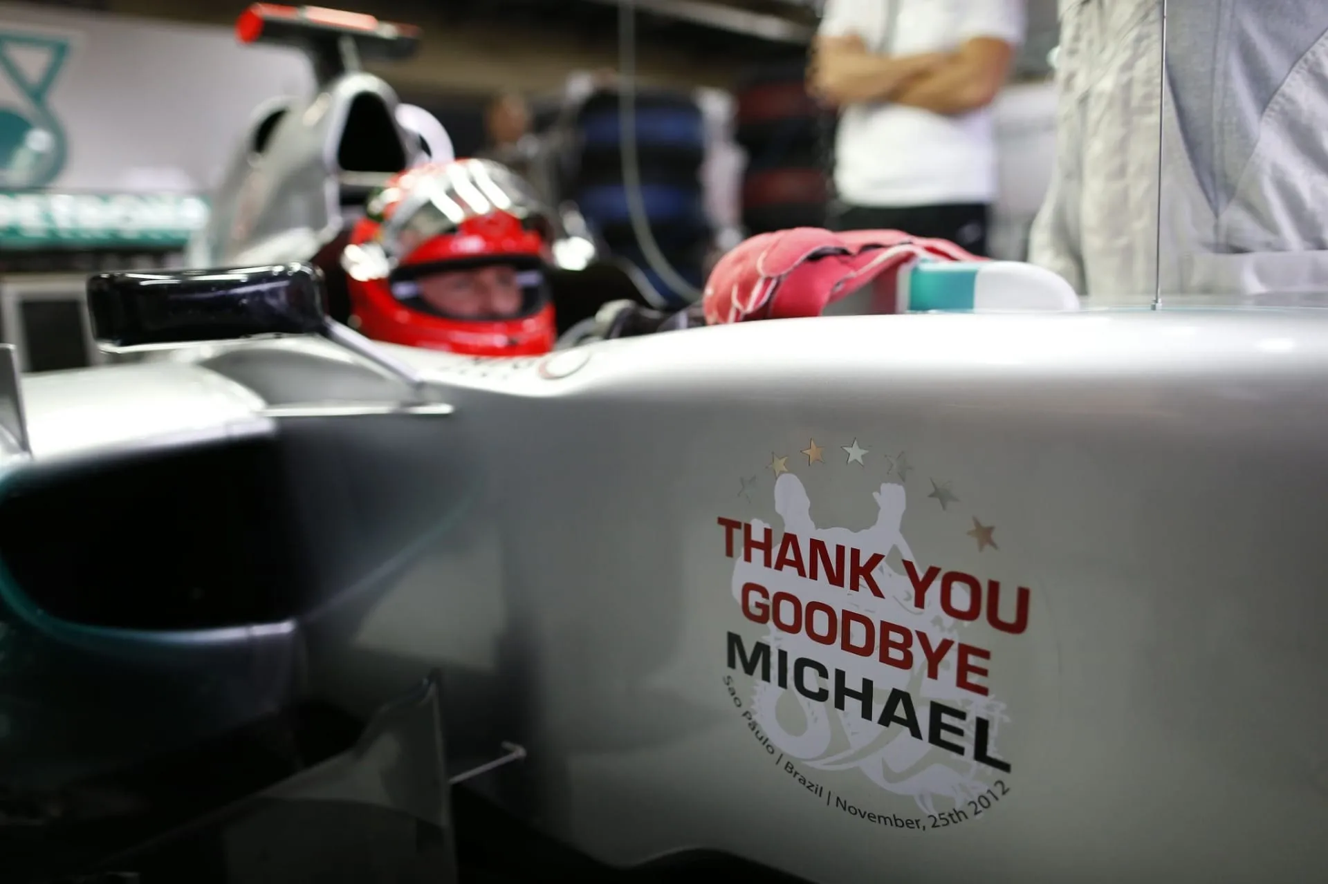 Segunda e última aposentadoria de Michael Schumacher na Fórmula 1 foi no GP do Brasil de 2012
