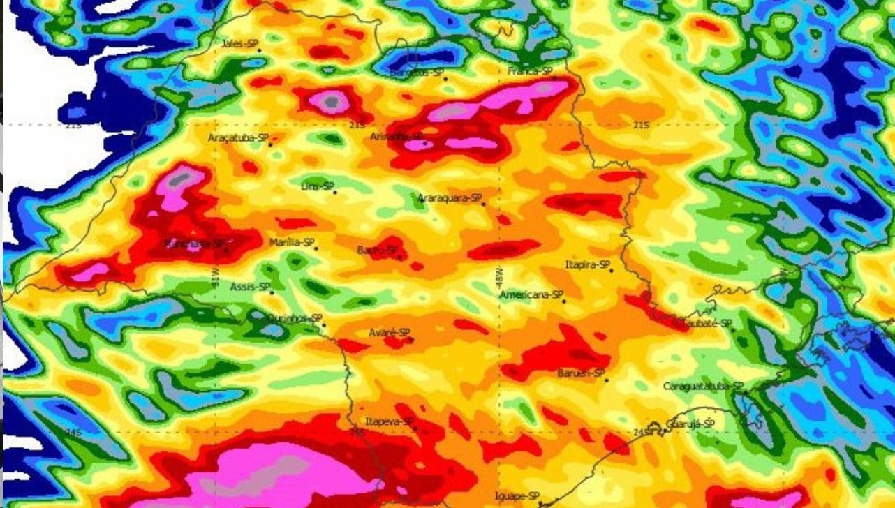 Região de Campinas tem probabilidade de intensas rajadas de vento neste domingo 1