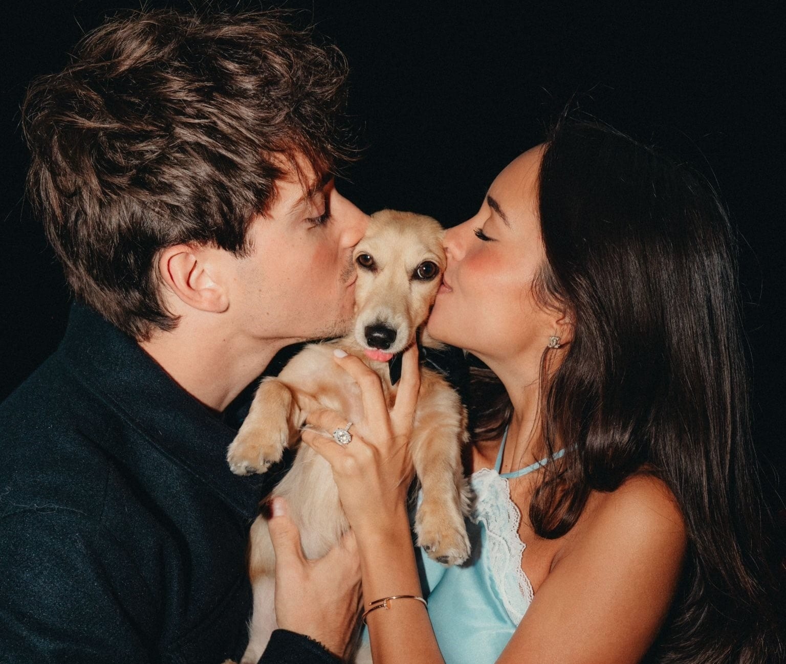 Com participação de cachorro, Leclerc faz pedido de casamento para namorada
