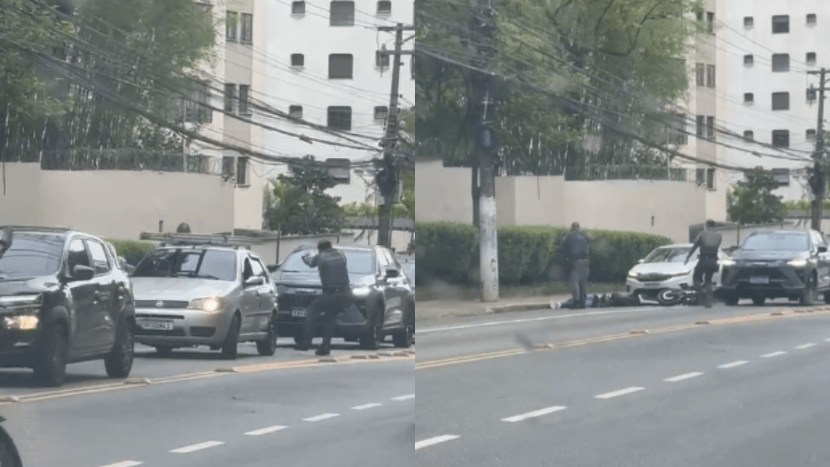 Tiroteio na avenida Giovanni Gronchi deixa dois suspeitos e um civil baleados em SP