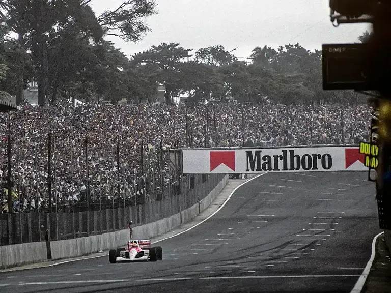 Chassi MP4/6-1 é o último carro campeão mundial com câmbio manual e motor V-12 da Fórmula 1