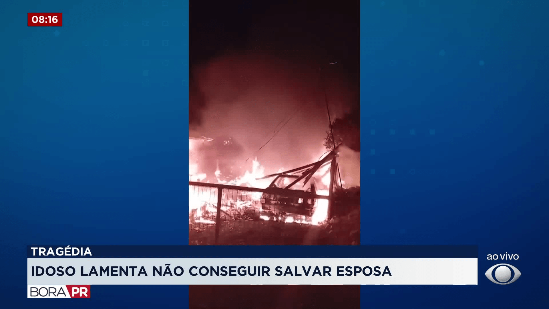 Mulher morre e idoso salva crianças em incêndio em Mandirituba