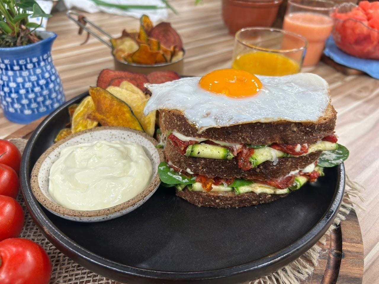 Sanduba mesa da tarde do chef Bruno Hashimoto | Band Receitas